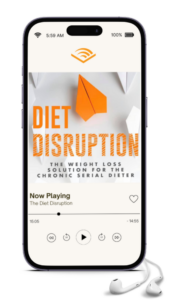 diet disruption audiobook mockup